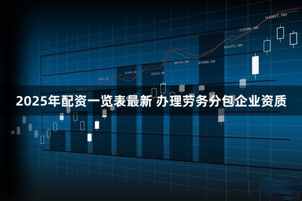 2025年配资一览表最新 办理劳务分包企业资质